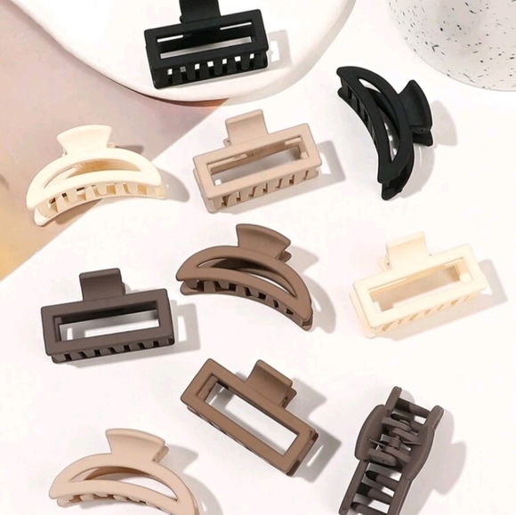 Accessories - 10pcs Set of Neutral Small Hair Clips